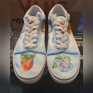 Vans X One Piece Old Skool Sneakers Devil Fruit 7.5M 9W